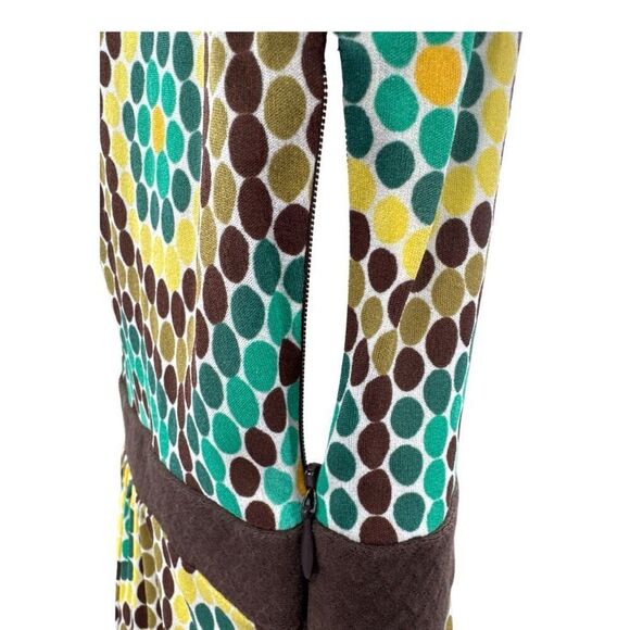 Milly of New York Dress Womens Size Small Geometric Print V-Neck Boho Chic - Picture 7 of 11